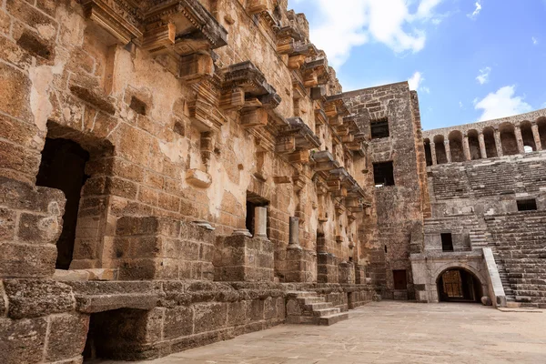 Il teatro romano rimane ad Aspendos . — Foto Stock