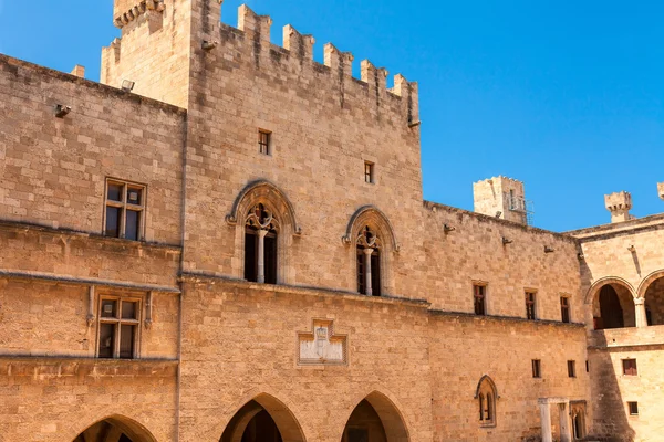 Medieval Castle in Rhodes. — Stock Photo, Image