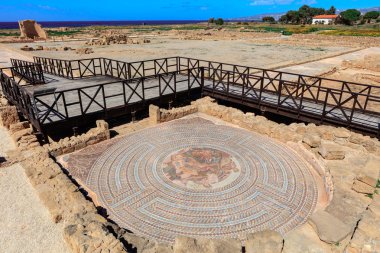 Açık hava Arkeoloji Müzesi Paphos, Kıbrıs.