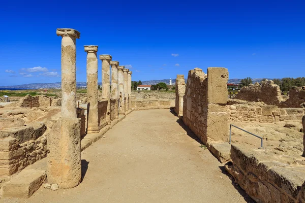Öppet lufta Achaeological Museum i Paphos, Cypern. — Stockfoto