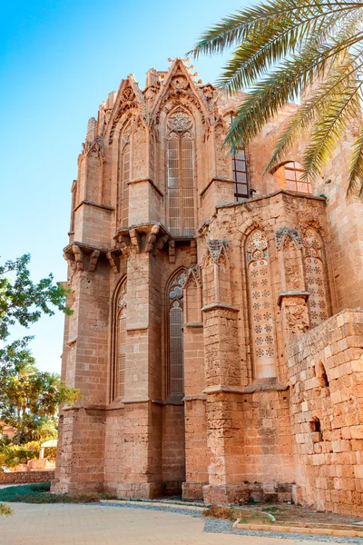 Fachada del Lala Mustafa Pasha Moasque en Chipre . —  Fotos de Stock