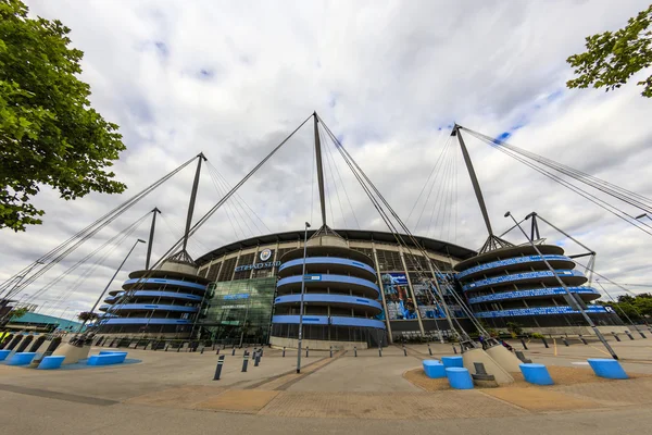 Etihad stadion in manchester, england. — Stockfoto