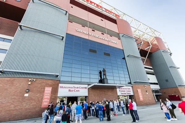 Manchester united Futbol Stadyumu. — Stok fotoğraf