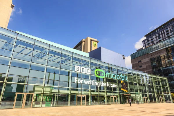 Edificio moderno de la Media City en Manchester . — Foto de Stock