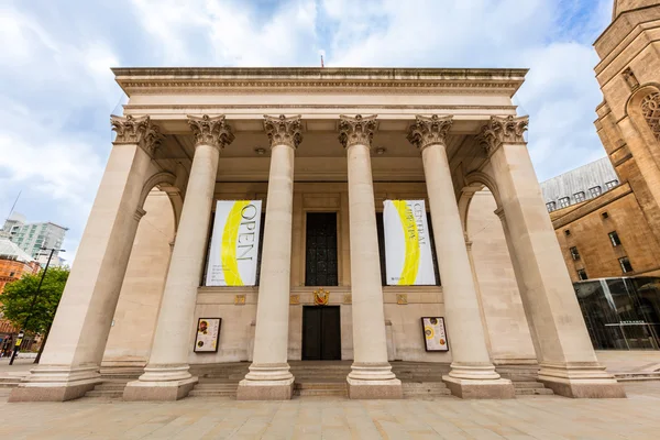 Biblioteca centrale di Manchester . — Foto Stock