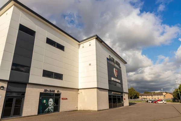 Morecambe Reino Unido Outubro 2019 Mazuma Stadium Anteriormente Globe Arena — Fotografia de Stock