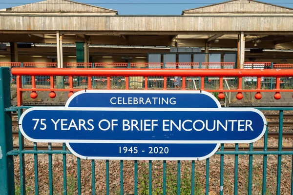 Carnforth Lancashire Reino Unido Julho 2021 Carnforth Station Heritage Centre — Fotografia de Stock