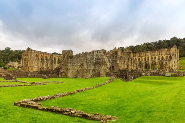Ruínas Abadia Rievaulx Uma Abadia Cisterciense Rievaulx Perto Helmsley North — Fotografia de Stock