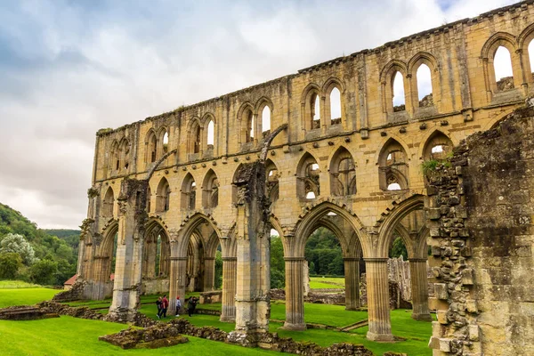 Ruines Abbaye Rievaulx Une Abbaye Cistercienne Rievaulx Près Helmsley Dans — Photo