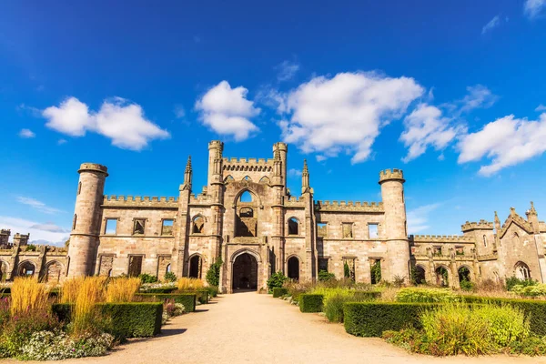Lowther Penrith Storbritannia September 2021 Innføring Ruiner Lowther Castle Lake – stockfoto