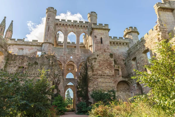 Lowther Penrith Storbritannia September 2021 Innføring Ruiner Lowther Castle Lake – stockfoto