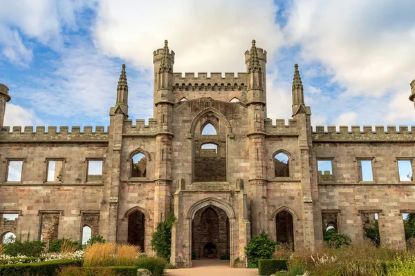 Ruïnes Van Lowther Castle Zijn Tuinen Het Engels Lake District — Stockfoto