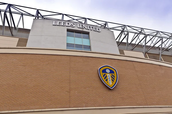 Elland road stadion in leeds, west yorkshire. — Stockfoto