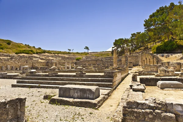 Starożytnego miasta kameiros na wyspie Rodos. — Zdjęcie stockowe