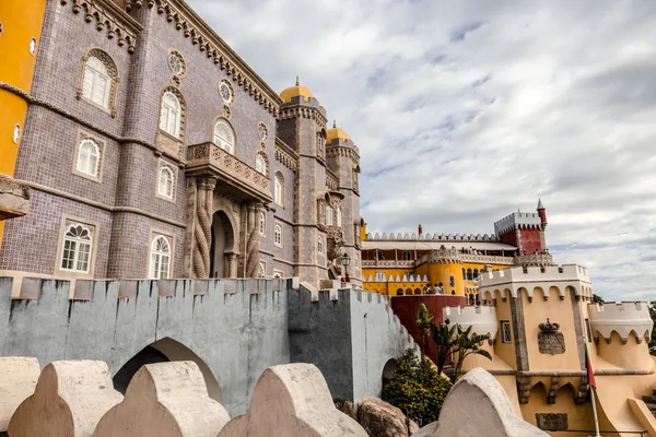 Historic Palace of Pena in Portugal. — Stock Photo, Image