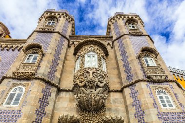 Heykel Detay Pena Sarayı, Portekiz.