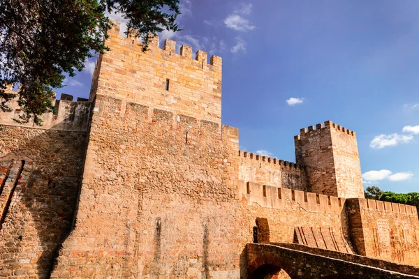 Castello medievale di Lisbona . — Foto Stock