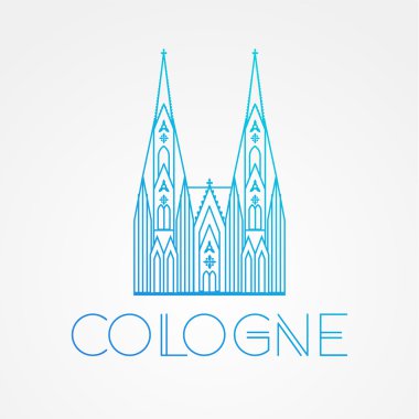 Dünya ünlü Köln Katedrali.  