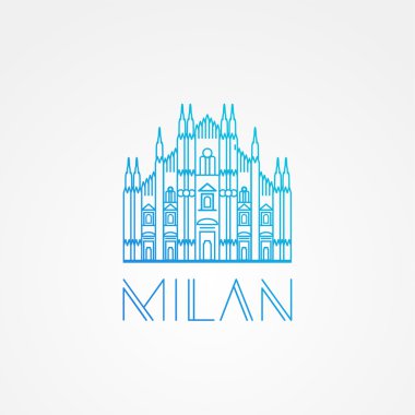 Dünya ünlü Milan Katedrali. 