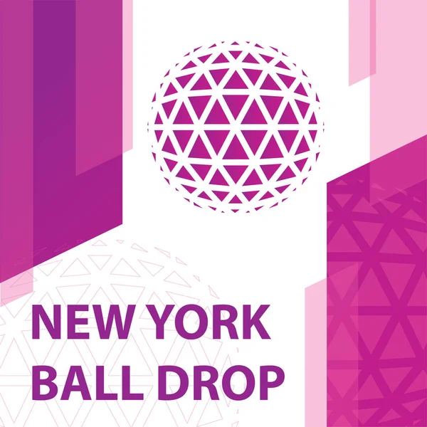 New York Ball Drop konsepti Telifsiz Stok Vektörler