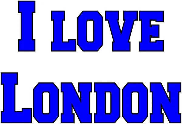 J'adore Londres. — Image vectorielle