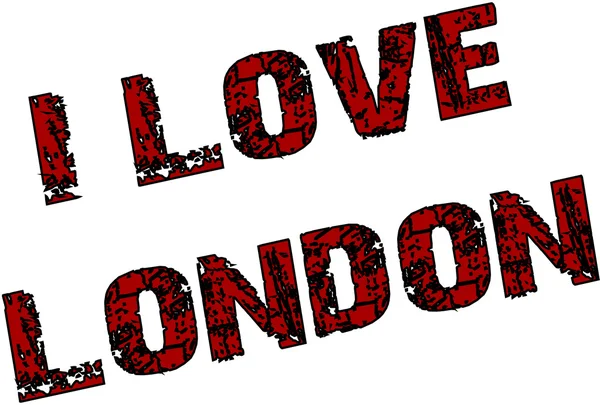 J'adore Londres. — Image vectorielle