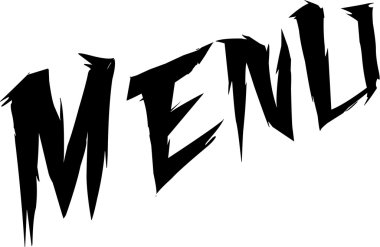 Menü metni işareti 