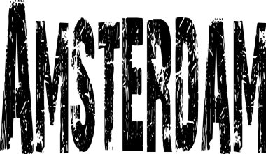 Amsterdam tex illüstrasyon