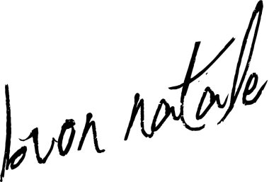 Neşeli Noel yazılı İtalyanca