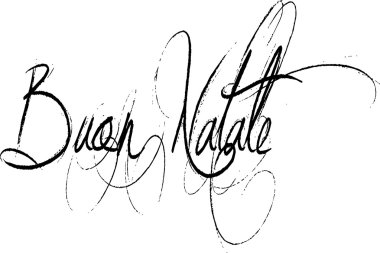 Neşeli Noel yazılı İtalyanca