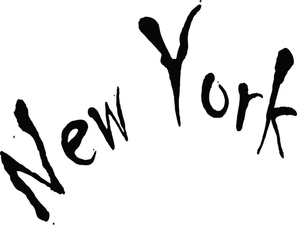 New York textu znak — Stock fotografie
