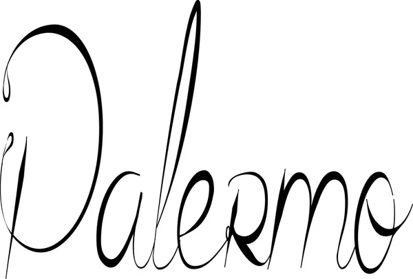 Palermo metin işareti — Stok Vektör