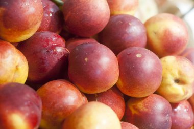 Ekranda taze şeftali