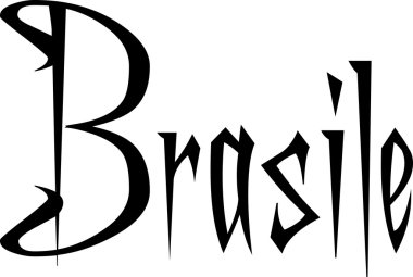 Brezilya metin işaret içinde İtalyanca