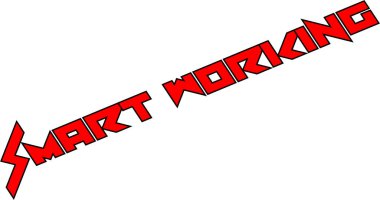 Beyaz arkaplanda Akıllı Çalışma metni çizimi