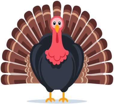 Şükran Günü, sonbahar festivali ve kümes hayvanları temasını temsil eden Türk çizgi film karakteri dört gözle bekliyor