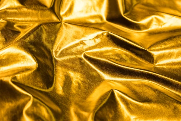 Golden Silk Fabric Background — Stock Photo, Image