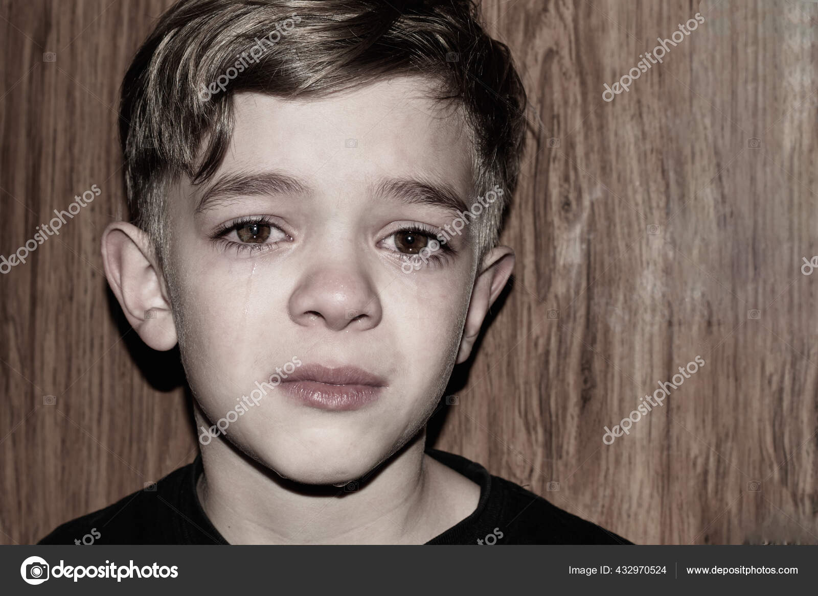 Brown Eyes Crying Tears