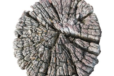 Çürümüş eski bir ahşabın dokusu, zamanla kötü bir şekilde çatlamış.