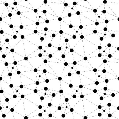 soyut desen. düğüm noktası kümesinin geometrik bağlantı