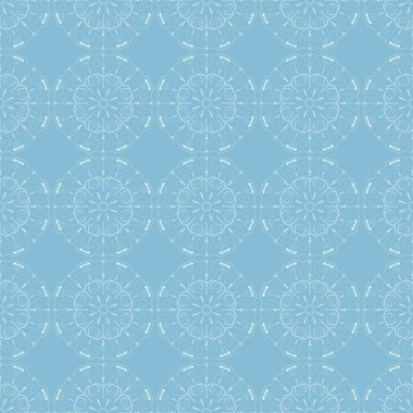 sorunsuz doku el ile çizilmiş simetrik dairesel süsler. 