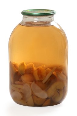 Elma ve Kayısı Kompostosu şişesi 