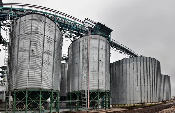 Tarımsal silo - Bina dış cephe — Stok fotoğraf