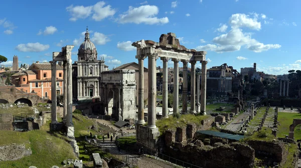 Rome. Italië. Februari 20 2016 oude Romeinse ruïnes in Rome, Rome. — Stockfoto