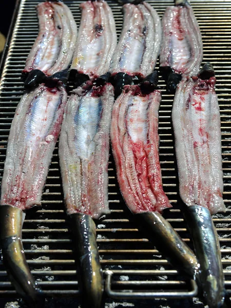 Sea eel grilledl on the Barbecue — Stock Photo, Image