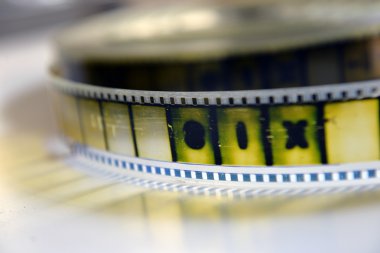 Film şeridi çalışma alanındaki