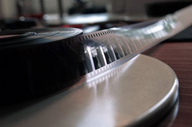 Film şeridi çalışma alanındaki