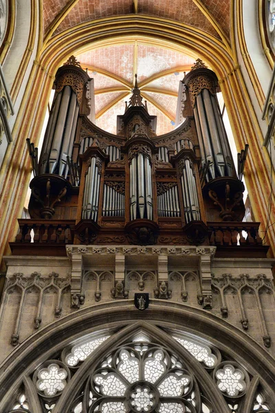 Kilise tarihi bir boru organ — Stok fotoğraf