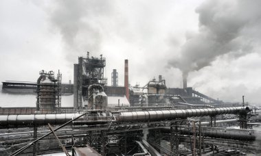 Metalurji Sanayi endüstriyel peyzaj 