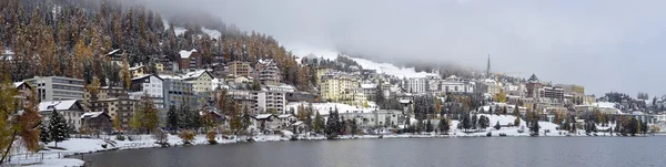 City on the Lake St. Moritz — Stock Photo, Image